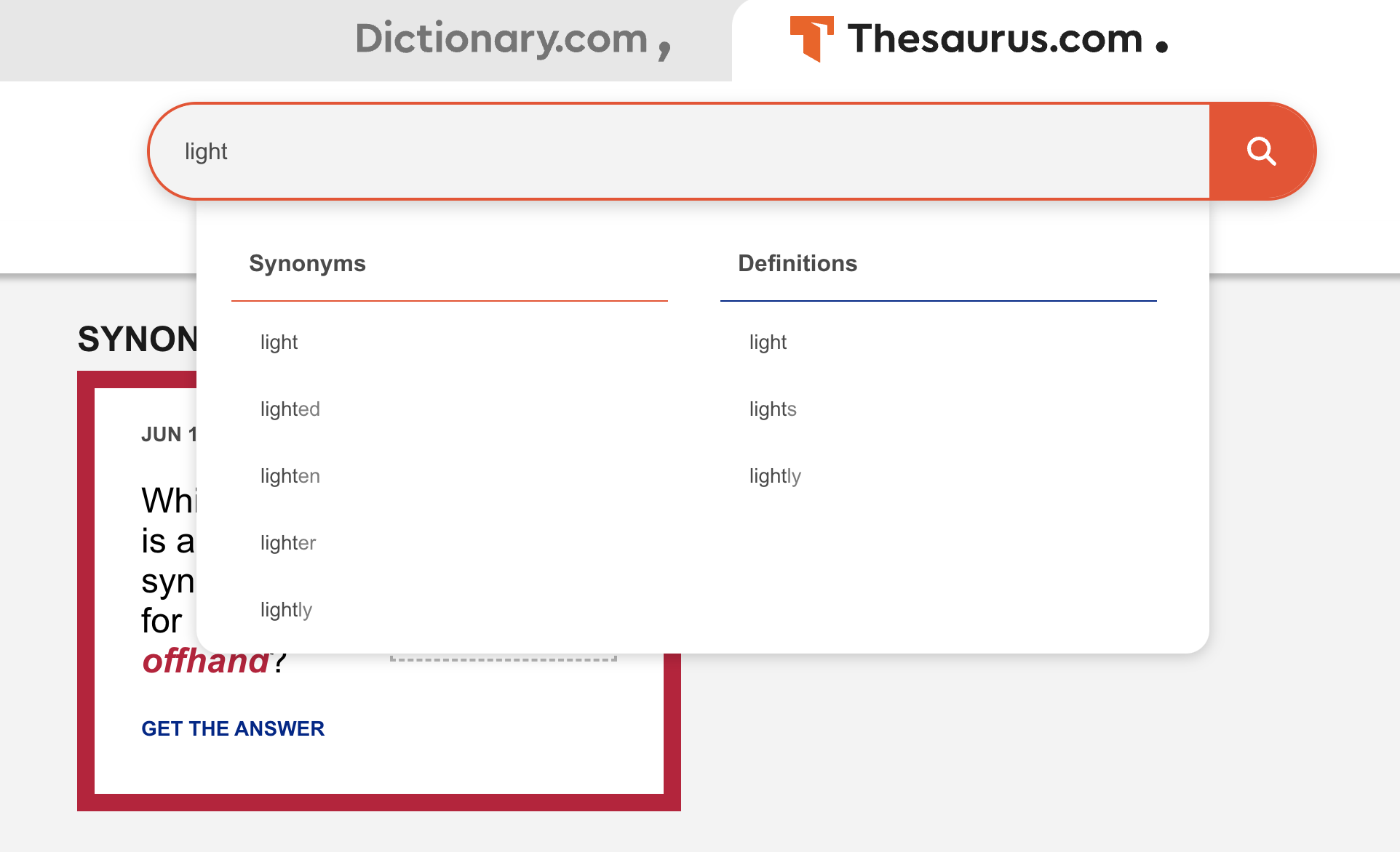 How To Search Words & Navigate Between Definitions